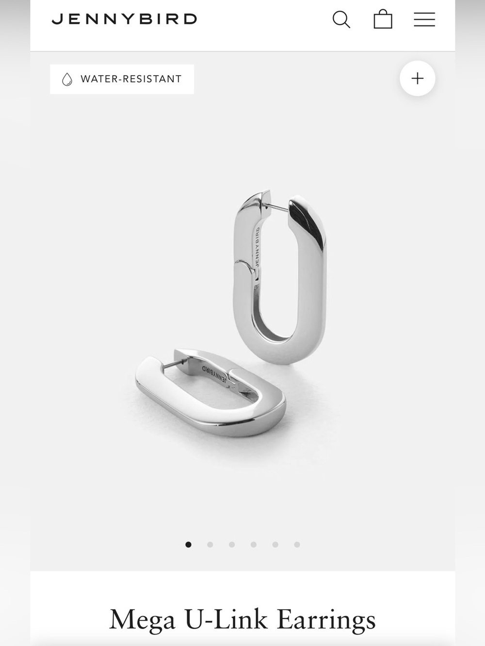 Jenny Bird Mega U-Link Hoop Earrings